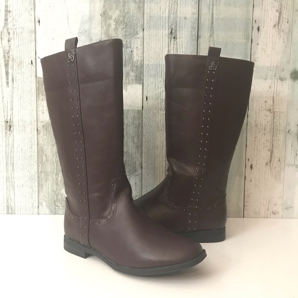 Sam Edelman Big Girl Studded Boots Retail $64 - Picture 4 of 8
